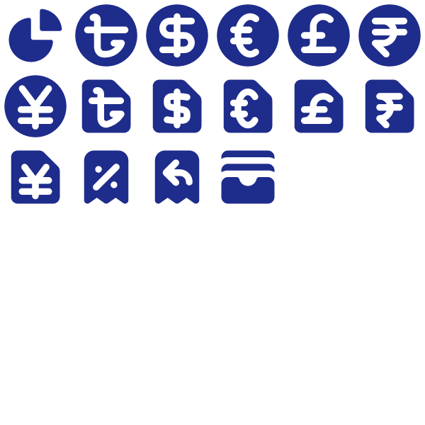 Heroicons 16 Solid Crypto & Finance Pack