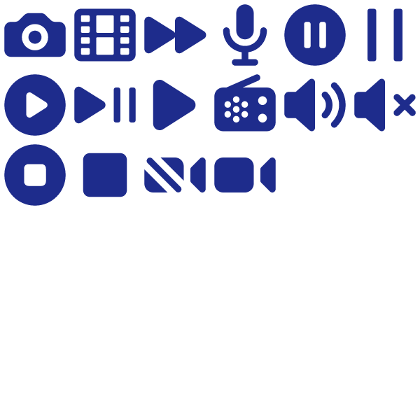 Heroicons 16 Solid Media & Player Pack