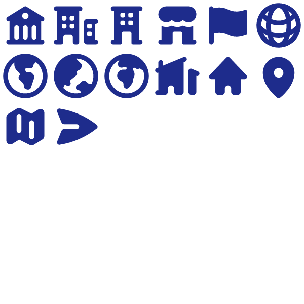 Heroicons 16 Solid Travel & Maps Pack