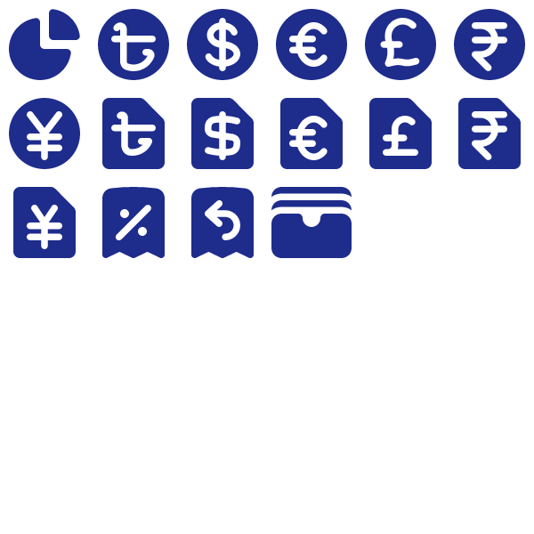 Heroicons 20 Solid Crypto & Finance Pack