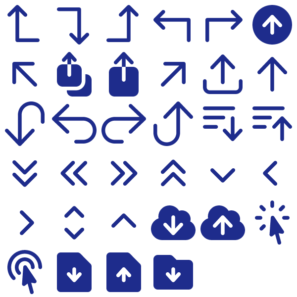 Heroicons 20 Solid Navigation & Arrows Pack Vol. 2