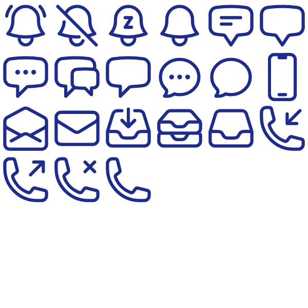 Heroicons 24 Outline Communication Pack