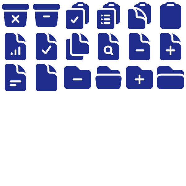 Heroicons 24 Solid Files & Folders Pack