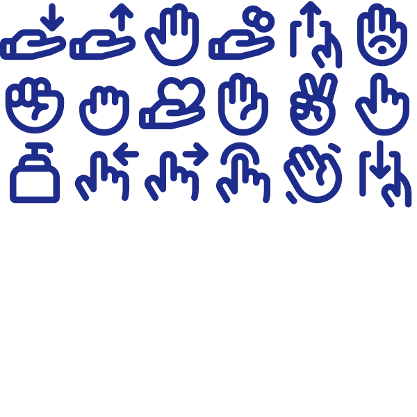 Phosphor Bold Hand Pack
