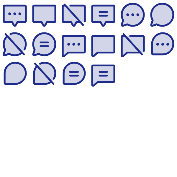 Phosphor Duotone Chat Pack