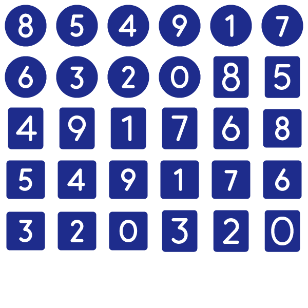 Phosphor Fill Number Pack
