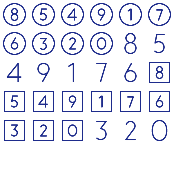 Phosphor Light Number Pack