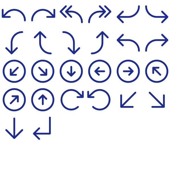 Phosphor Regular Arrow Pack Vol. 1