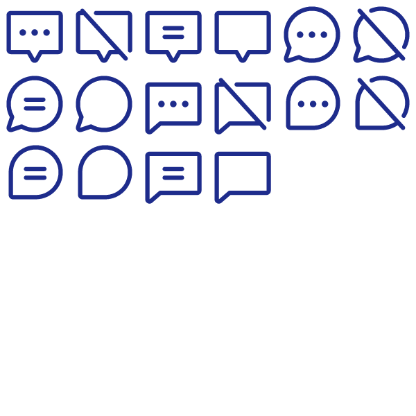 Phosphor Regular Chat Pack