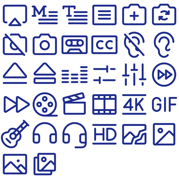 Phosphor Regular Media & Player Pack Vol. 1
