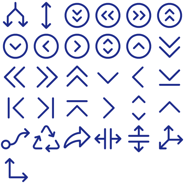 Phosphor Regular Navigation & Arrows Pack Vol. 4