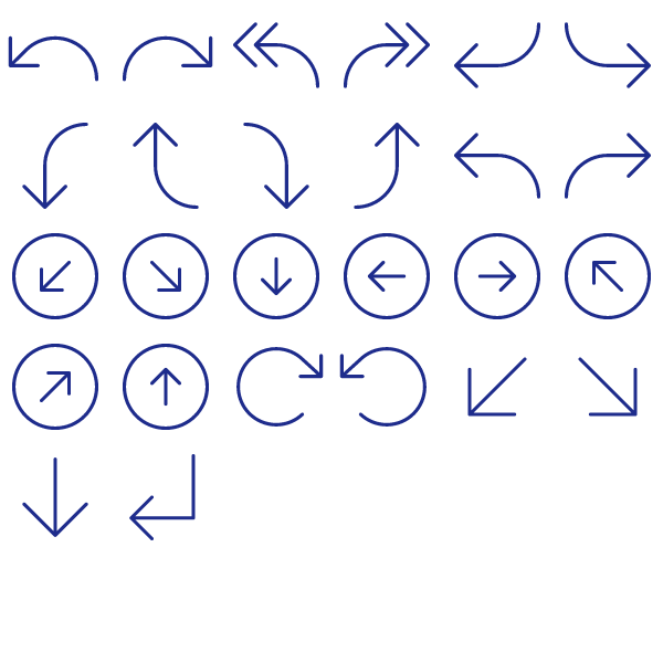 Phosphor Thin Arrow Pack Vol. 1