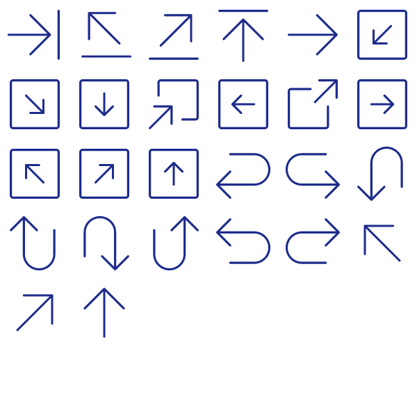 Phosphor Thin Arrow Pack Vol. 3