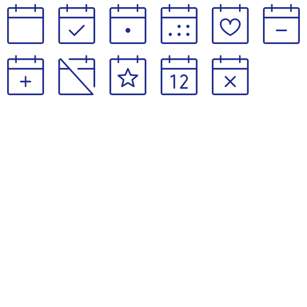 Phosphor Thin Calendar Pack