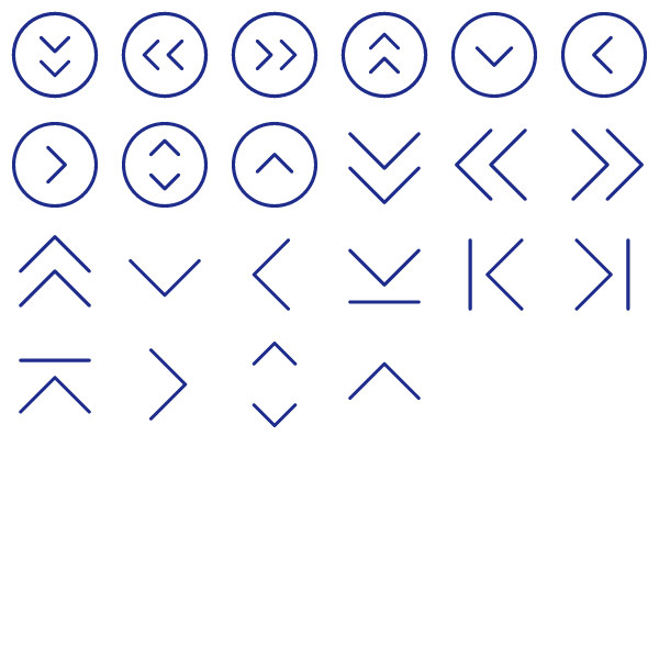 Phosphor Thin Caret Pack