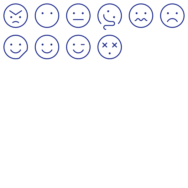 Phosphor Thin Smiley Pack