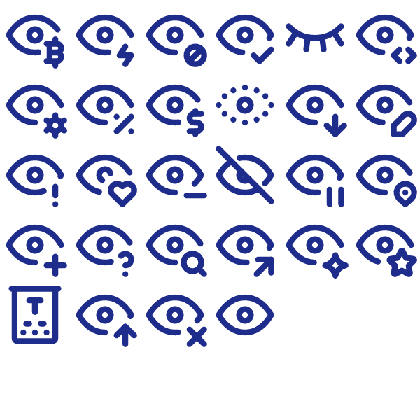 Tabler Outline Eye Pack