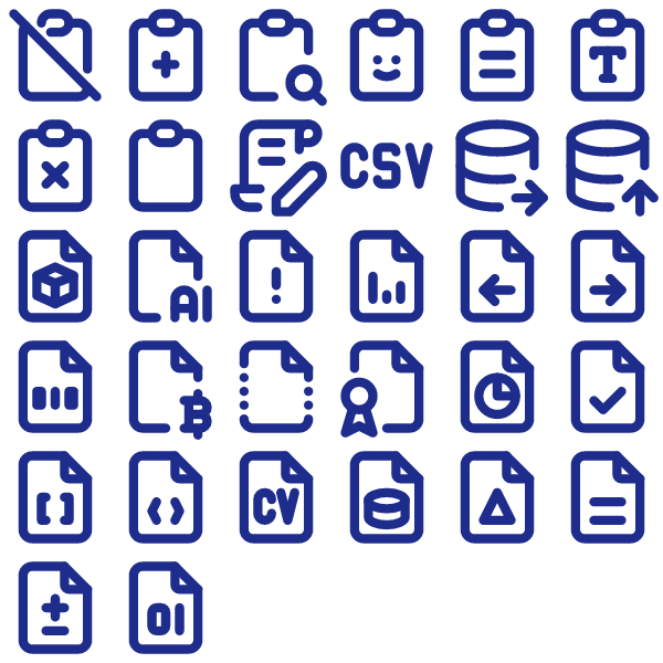 Tabler Outline Files & Folders Pack Vol. 2
