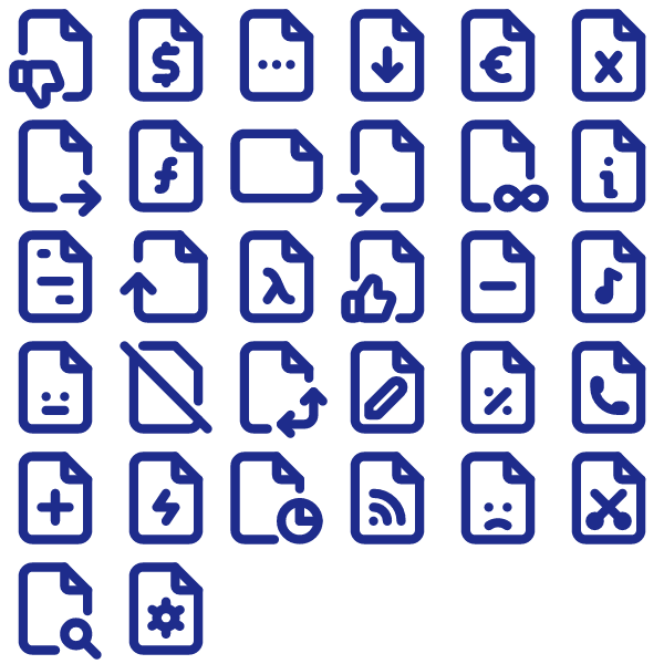 Tabler Outline Files & Folders Pack Vol. 3
