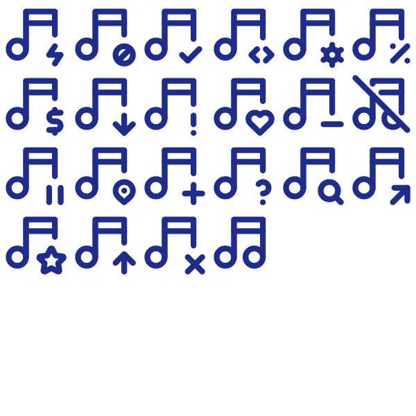Tabler Outline Music Pack
