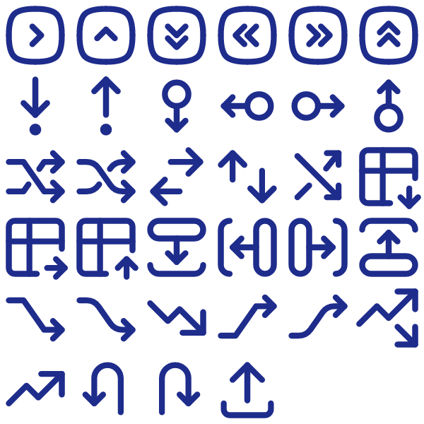 Tabler Outline Navigation & Arrows Pack Vol. 10