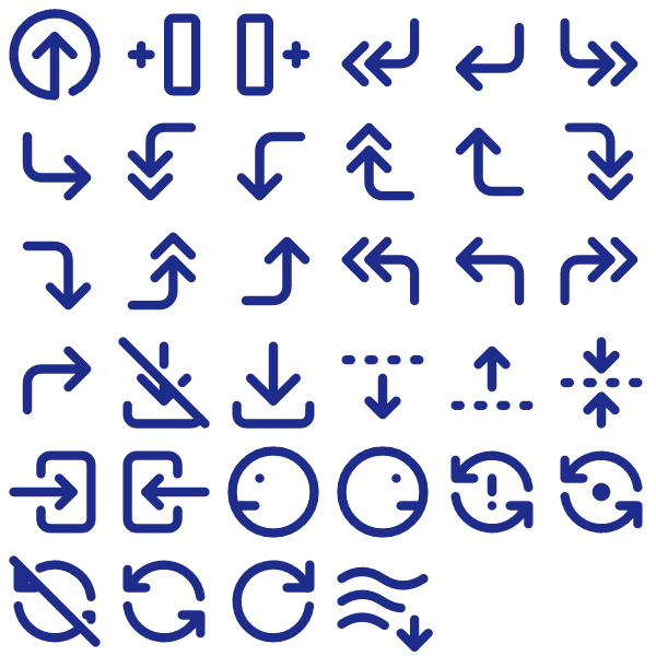 Tabler Outline Navigation & Arrows Pack Vol. 8