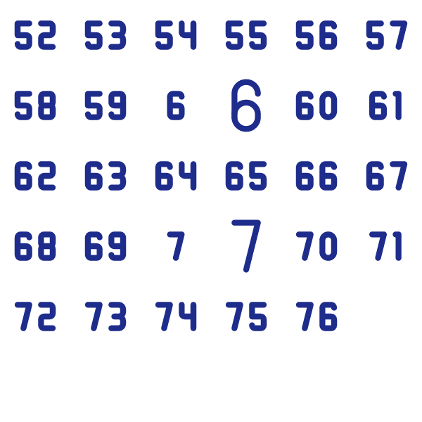 Tabler Outline Number Pack Vol. 3