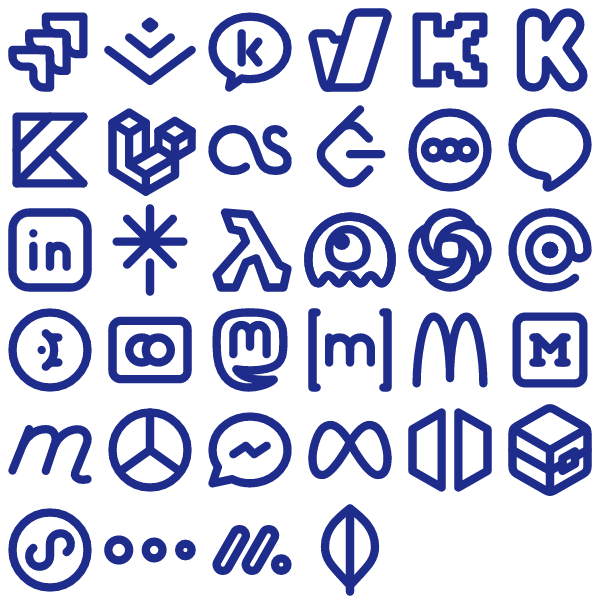 Tabler Outline Social & Brands Pack Vol. 6